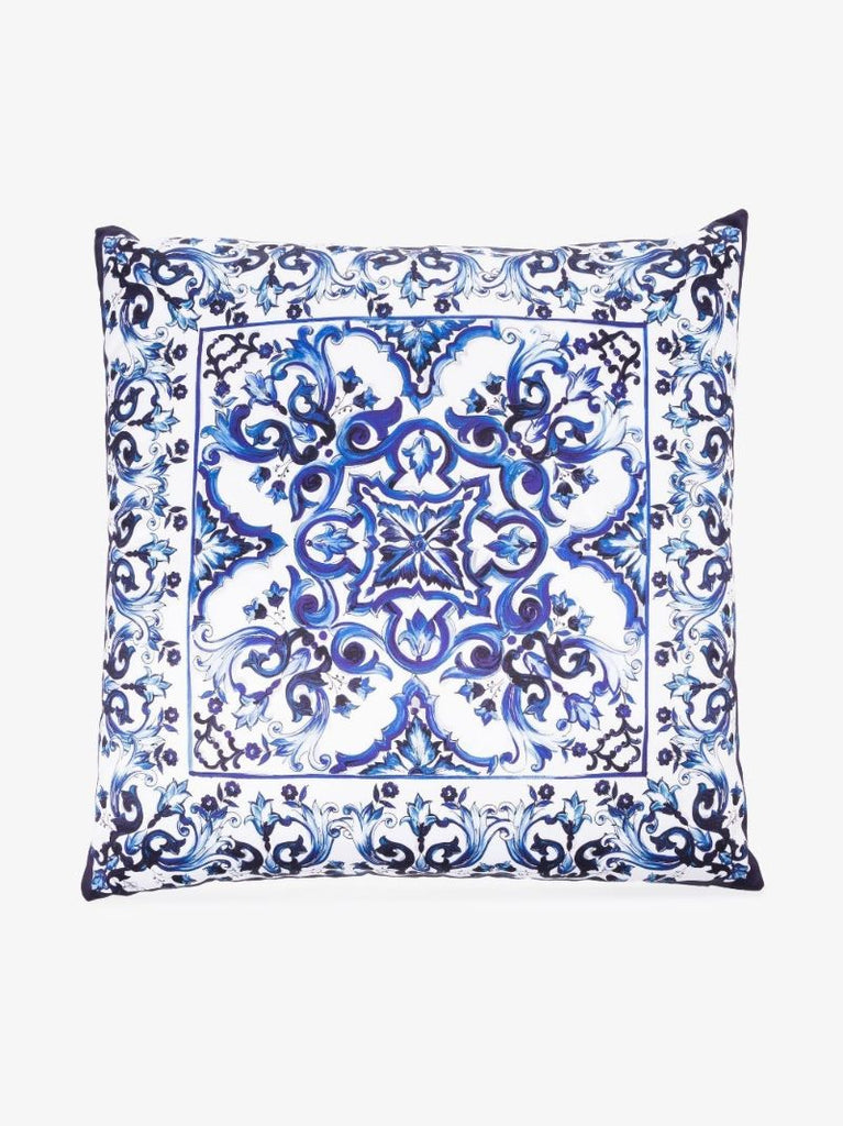 Blue Duchesse Medium Cotton Cushion