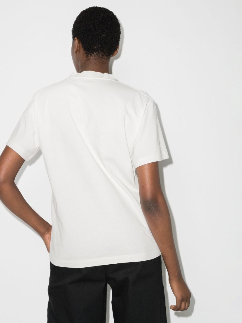 X the Simpsons White Printed Cotton T-shirt