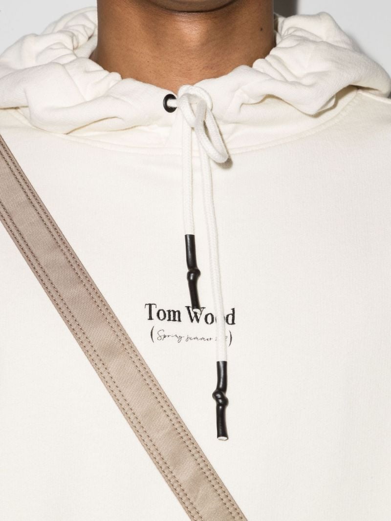 Clerici Logo Drawstring Hoodie
