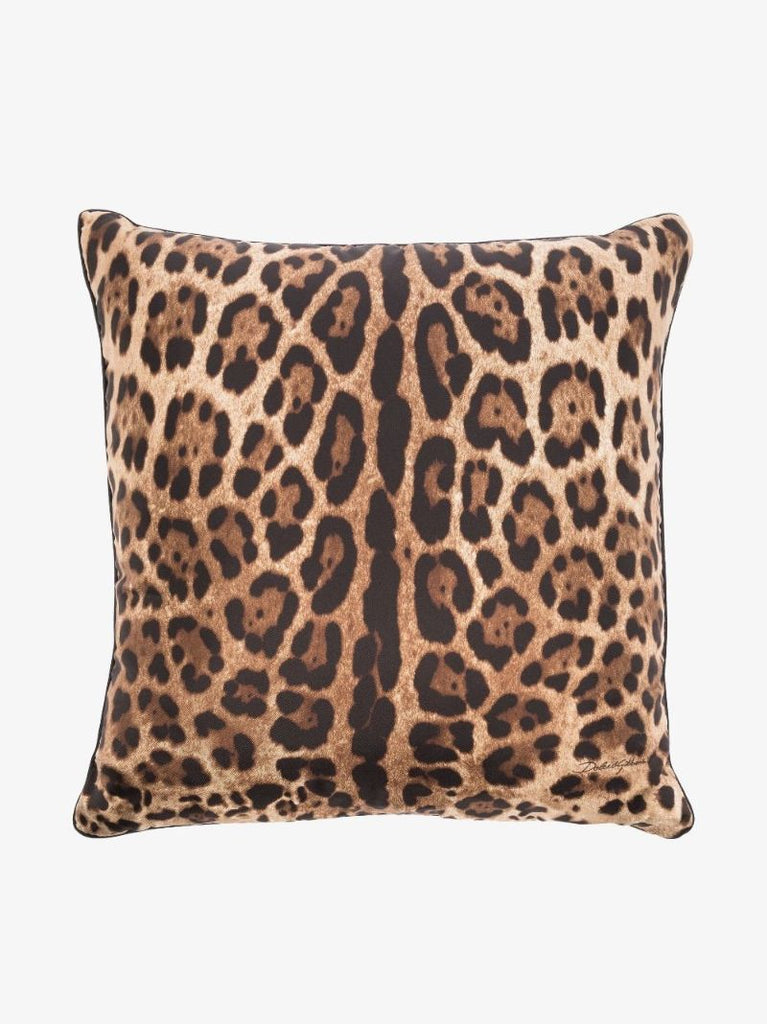 Brown Duchesse Leopard Print Large Cushion