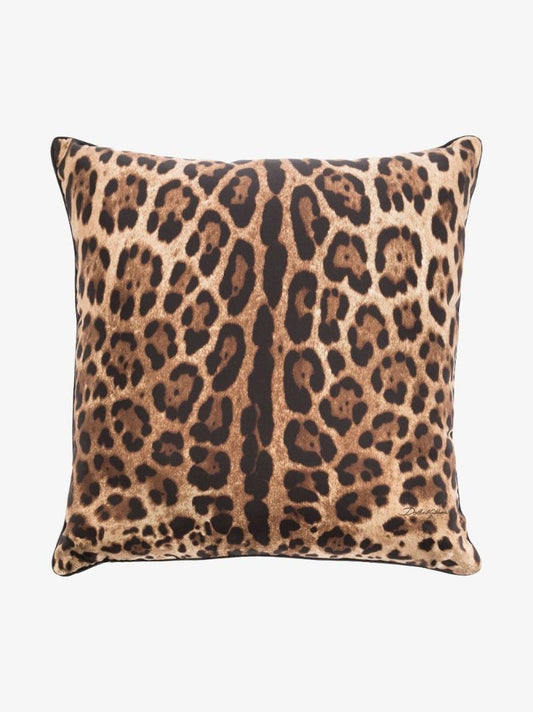 Brown Duchesse Leopard Print Large Cushion