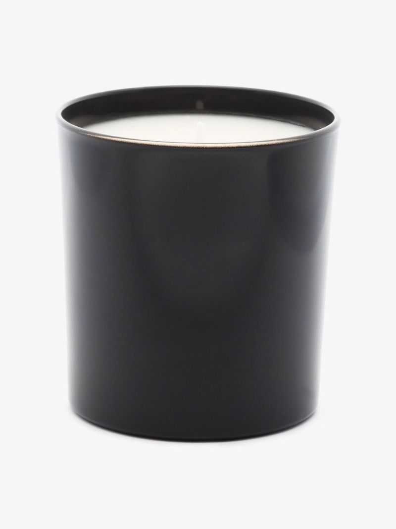 Black Leopard Print Scented Candle