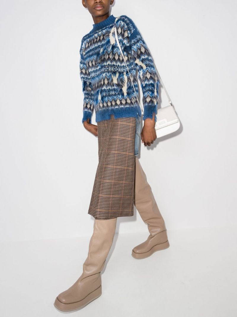 Fair Isle Distressed Sweater