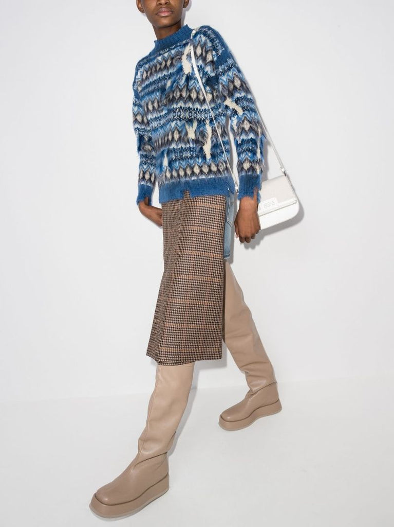 Fair Isle Distressed Sweater