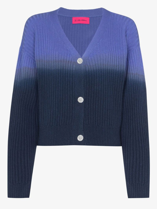 Tie-dye Ribbed Cashmere Cardigan
