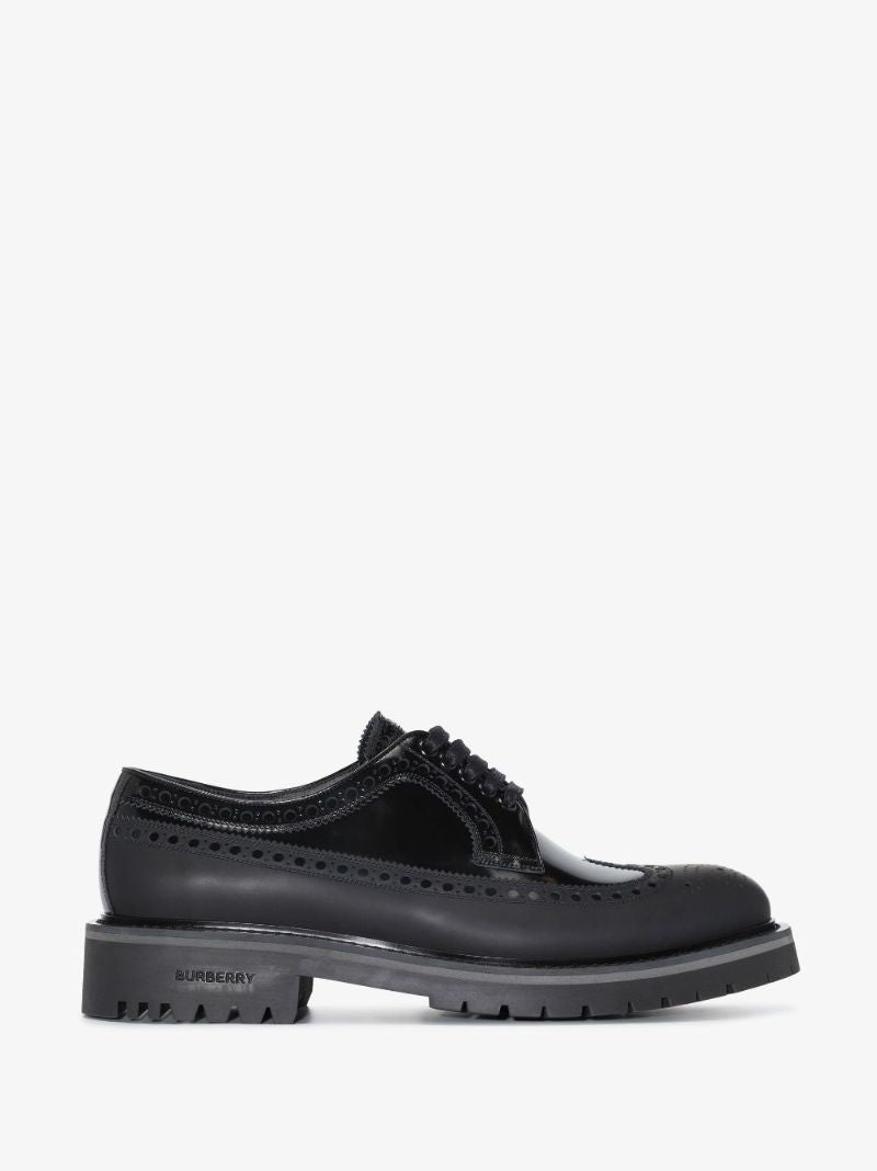 Black Leather Brogues