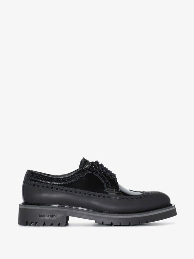 Black Leather Brogues