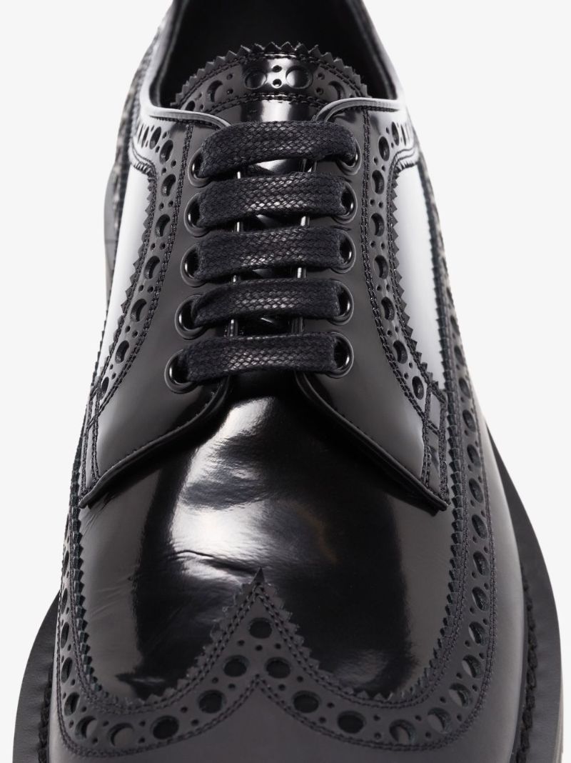 Black Leather Brogues
