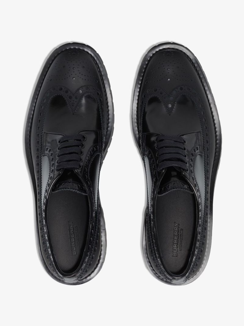 Black Leather Brogues
