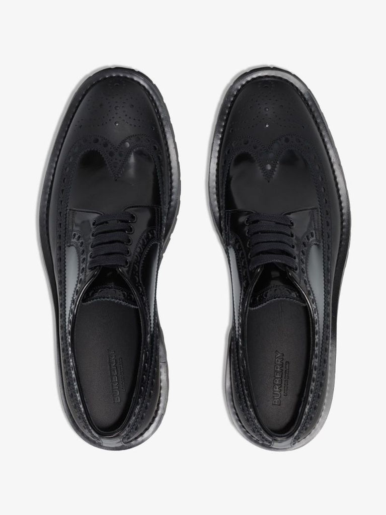 Black Leather Brogues