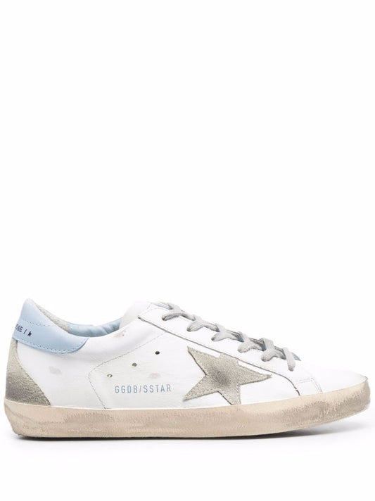 White Super-star Leather Sneakers