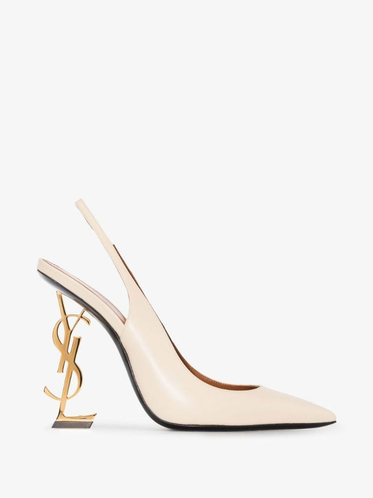 Neutral Opyum 110 Leather Slingback Pumps