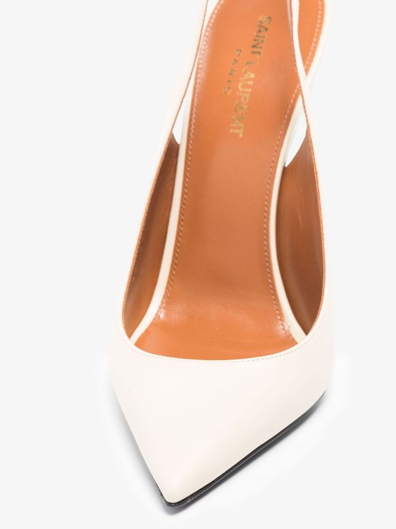 Neutral Opyum 110 Leather Slingback Pumps