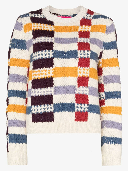 Vibrant Plaid Organic Cotton Sweater