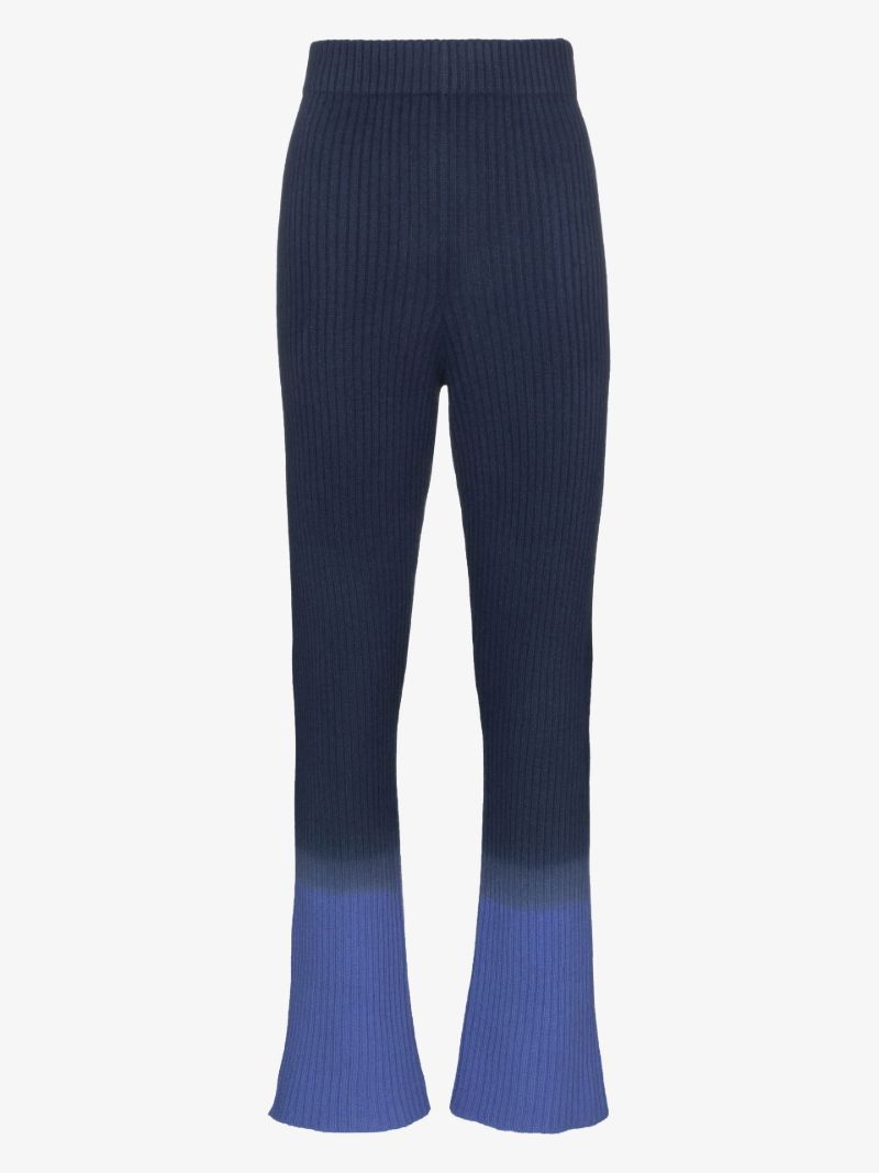 Tes Ribbed Cashmere Trousers