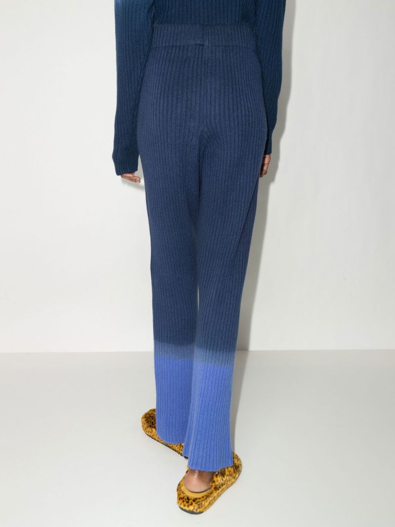 Tes Ribbed Cashmere Trousers