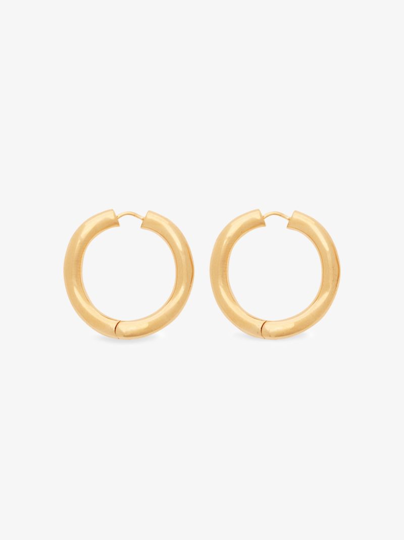 Gold Vermeil Maxi Wave Hoop Earrings