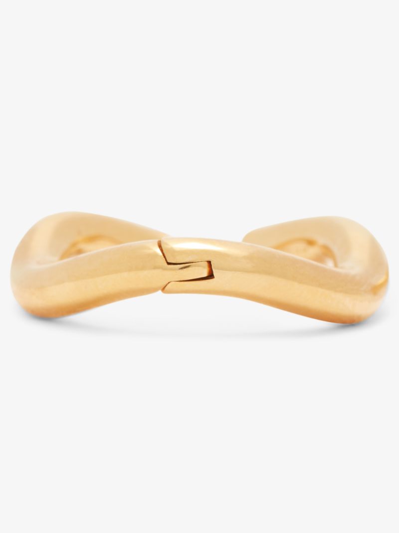 Gold Vermeil Maxi Wave Hoop Earrings