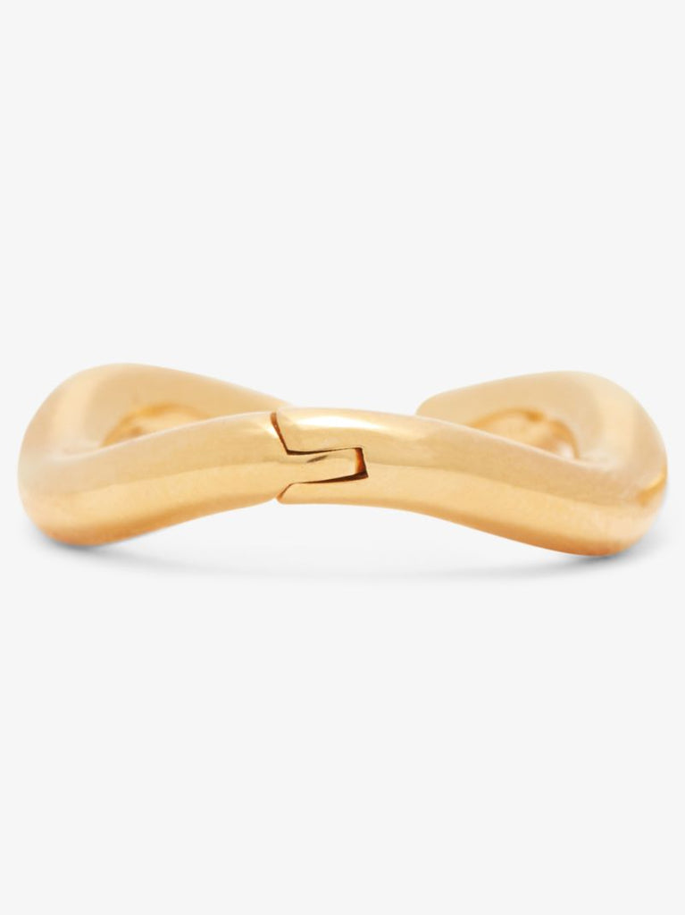 Gold Vermeil Maxi Wave Hoop Earrings