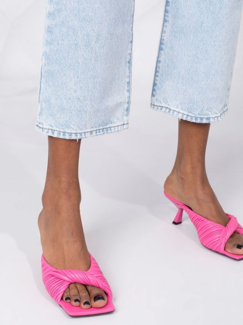 Blue Ribcage Straight-leg Jeans