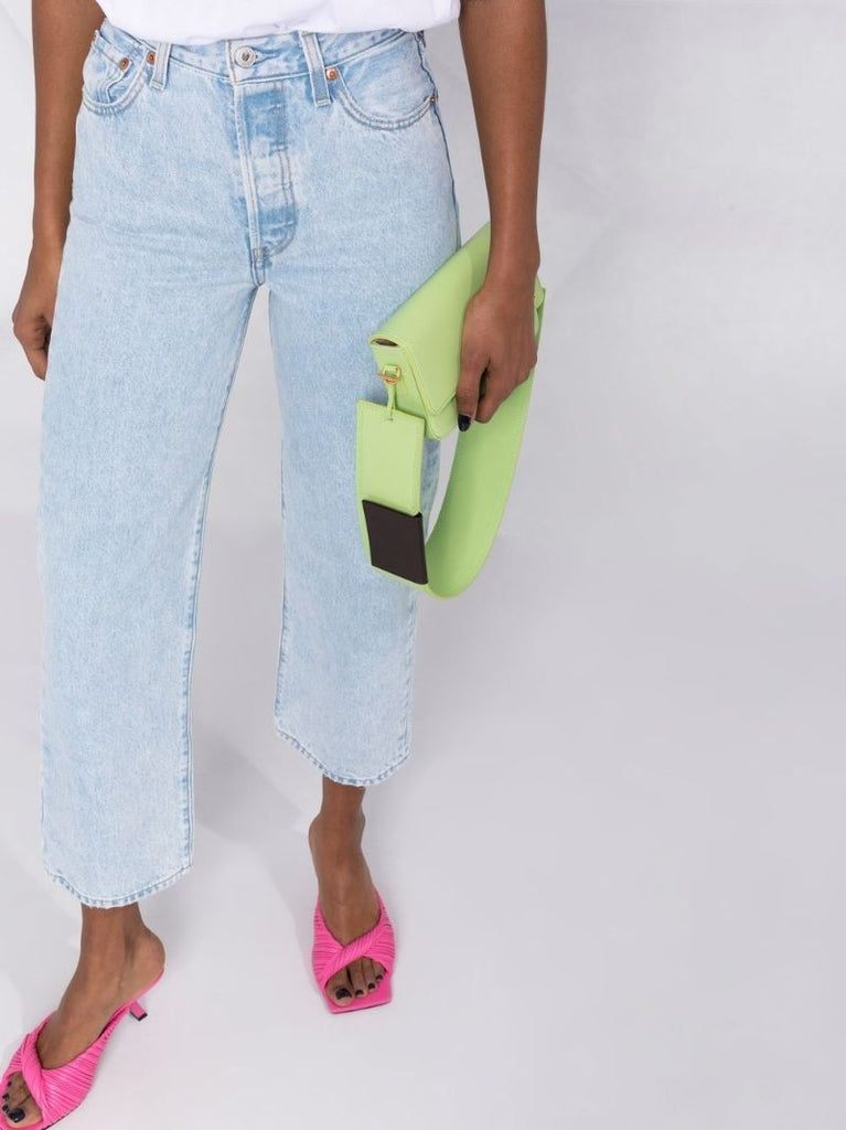 Blue Ribcage Straight-leg Jeans