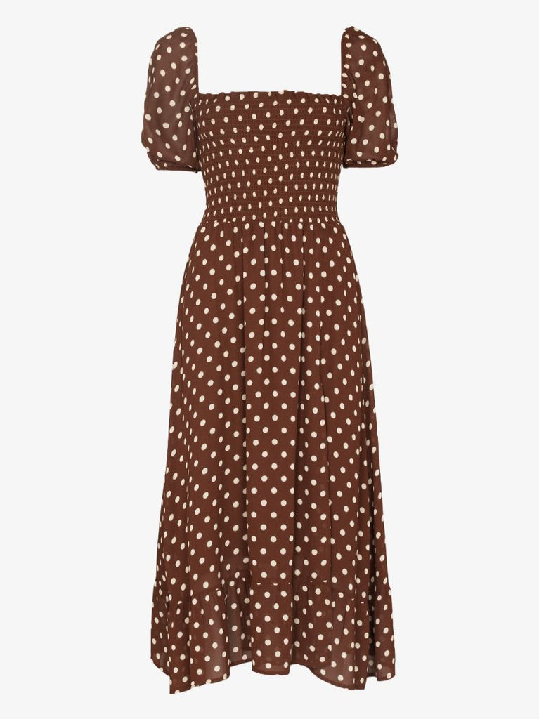 Meadow Polka Dot Midi Dress