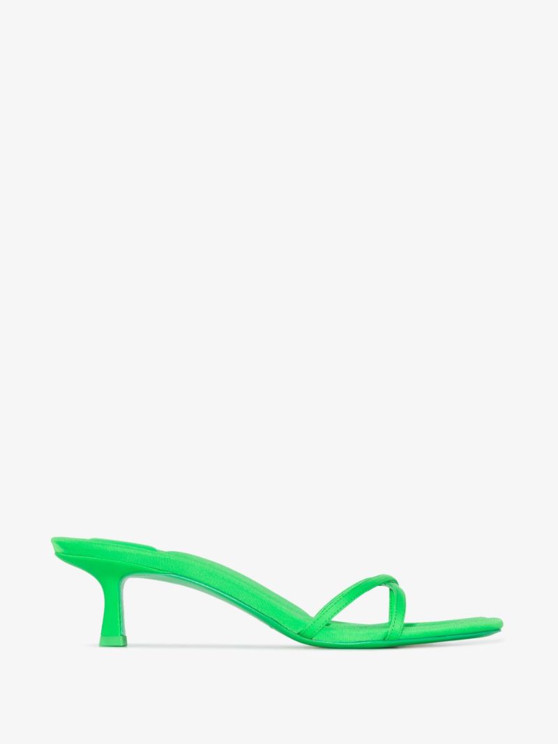 Green 55 Logo Mules