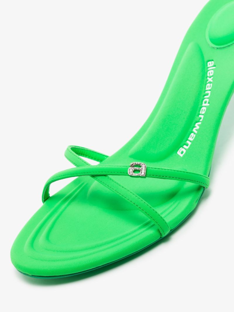 Green 55 Logo Mules