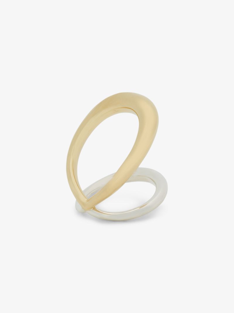 Gold Vermeil and Sterling Silver Surma Double Ring