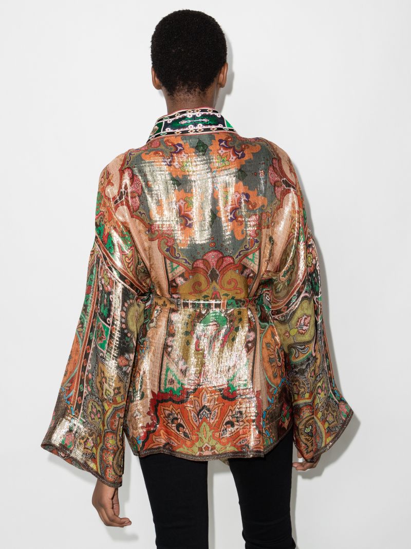 Brick Road Printed Kimono Jacket