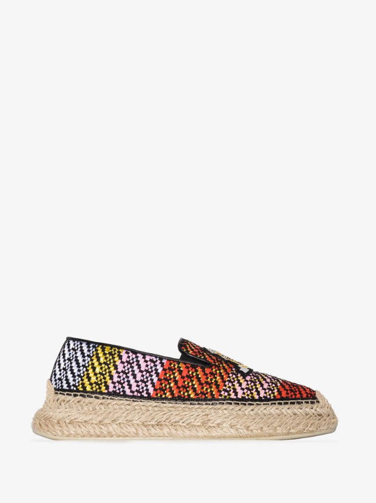 Multicoloured Espanou Cruise Raffia Espadrilles