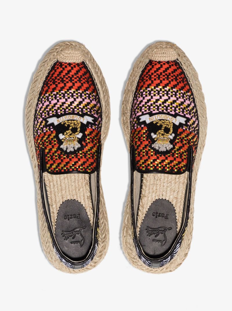 Multicoloured Espanou Cruise Raffia Espadrilles