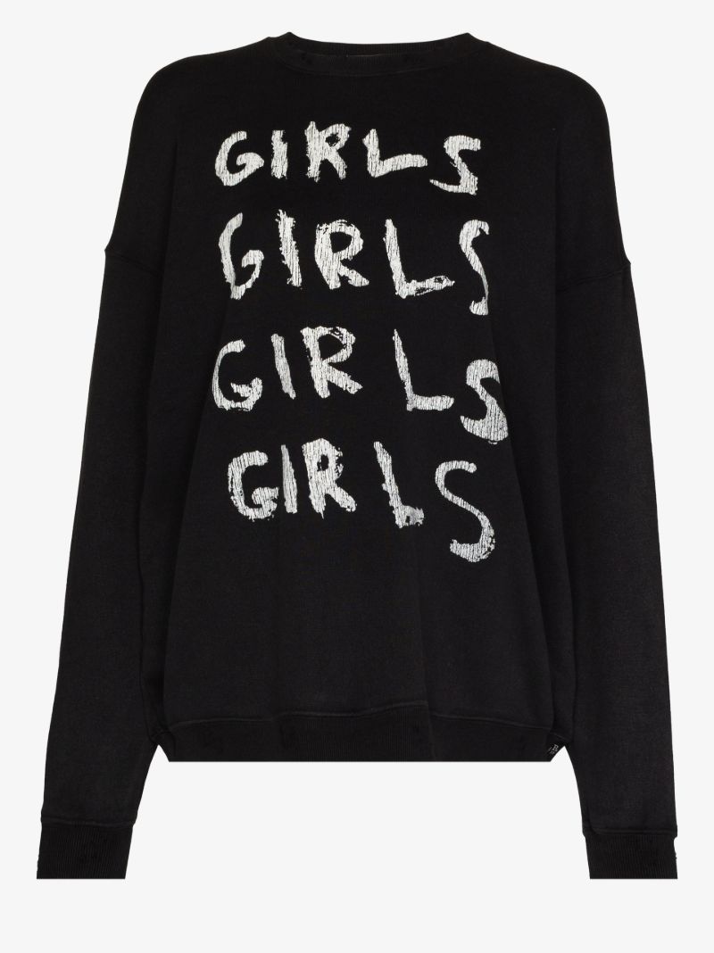 Girls Girls Printed Sweatshirt