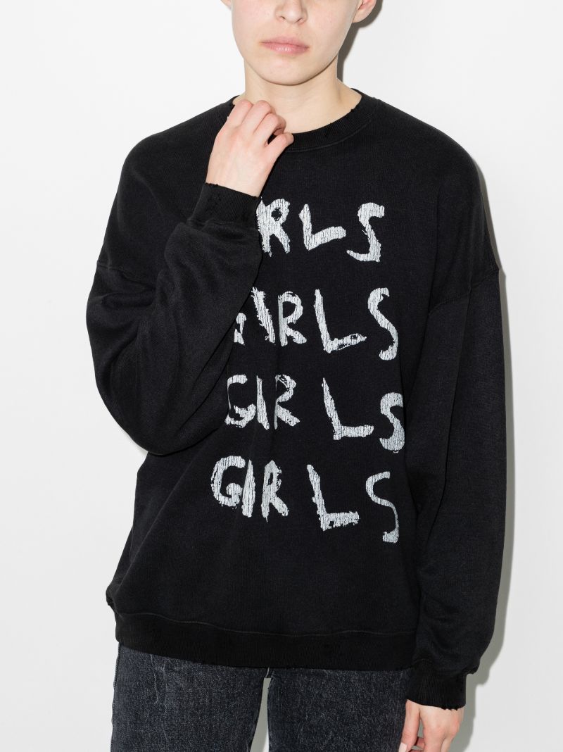 Girls Girls Printed Sweatshirt