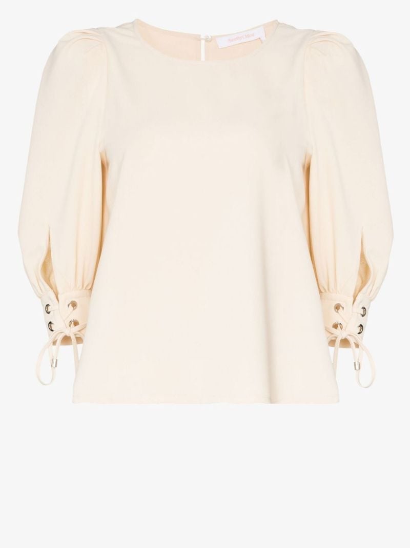 Tie Cuff Blouse