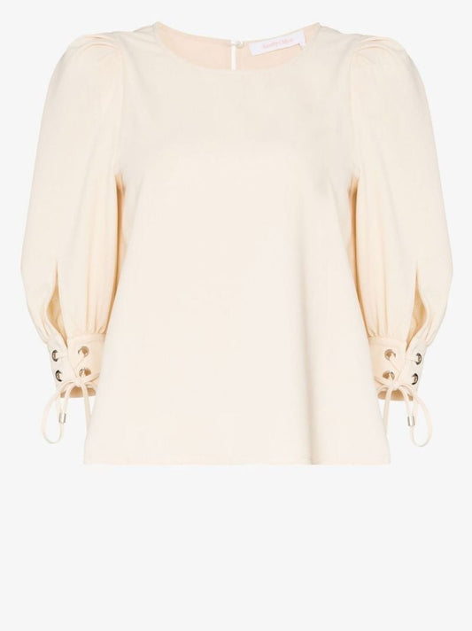 Tie Cuff Blouse