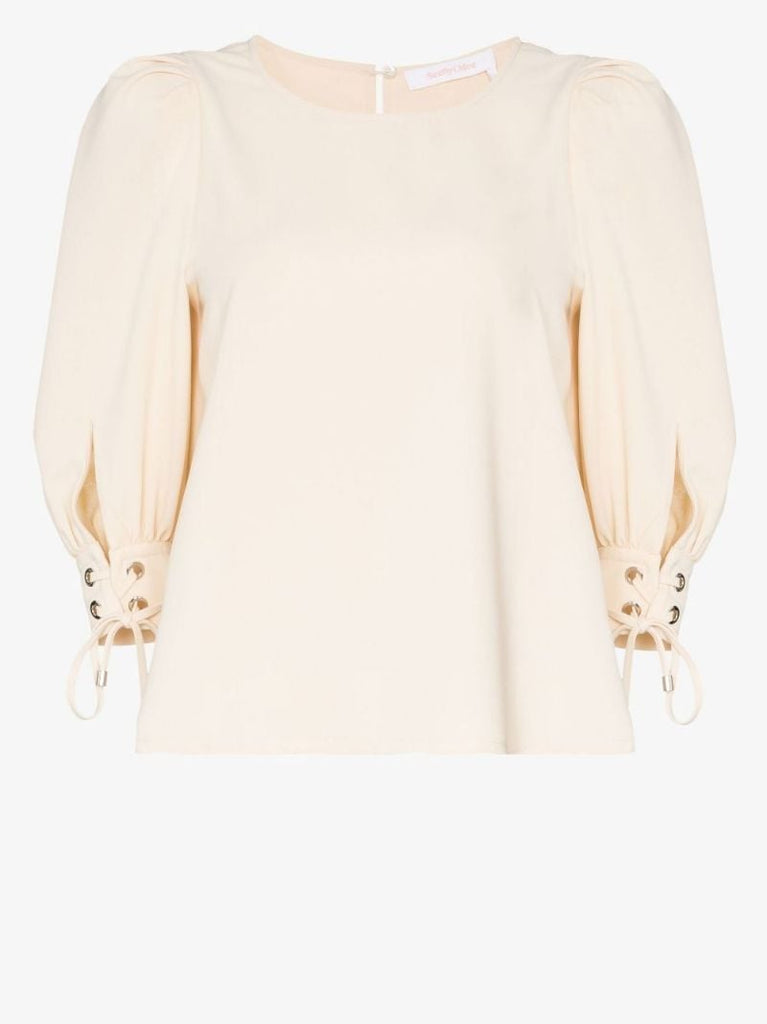 Tie Cuff Blouse