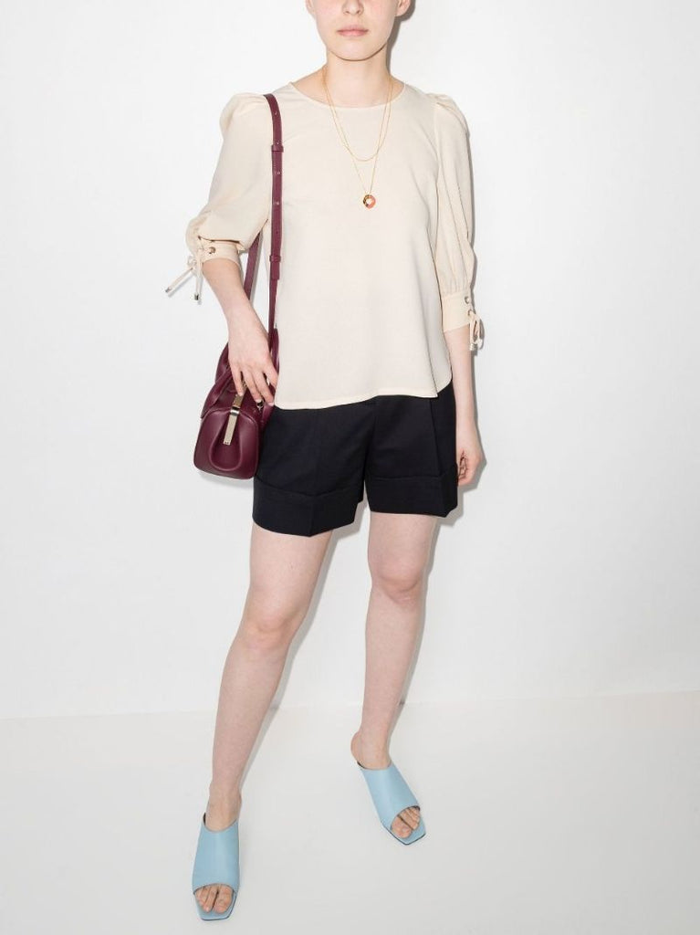 Tie Cuff Blouse