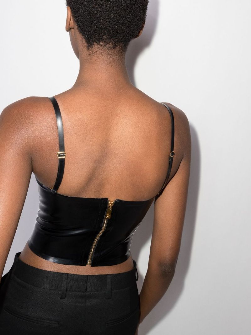 Latex Bustier Top