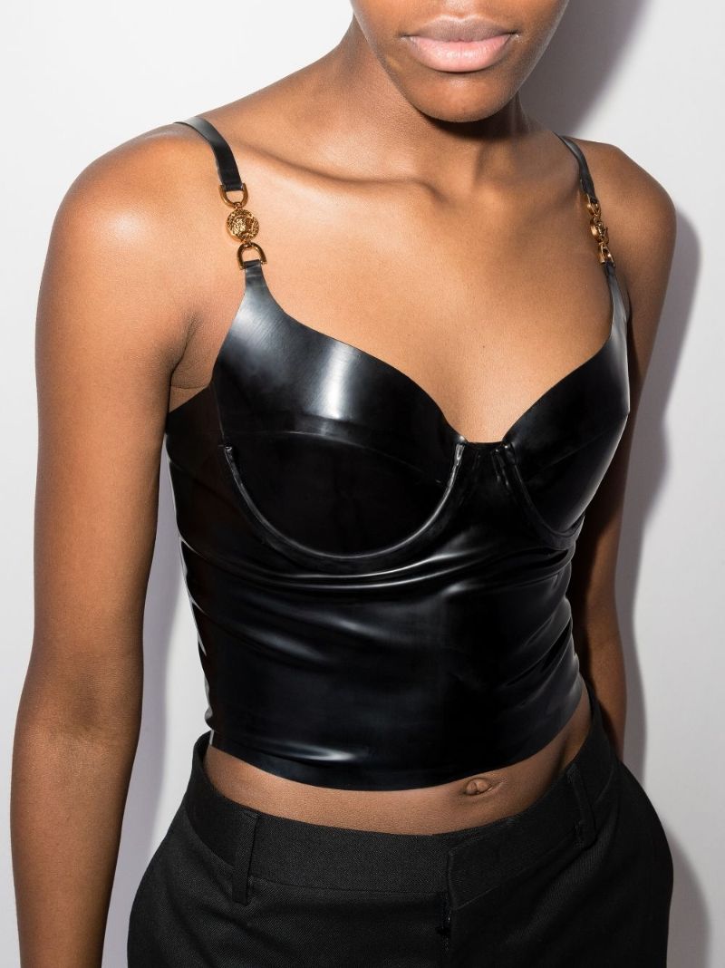 Latex Bustier Top