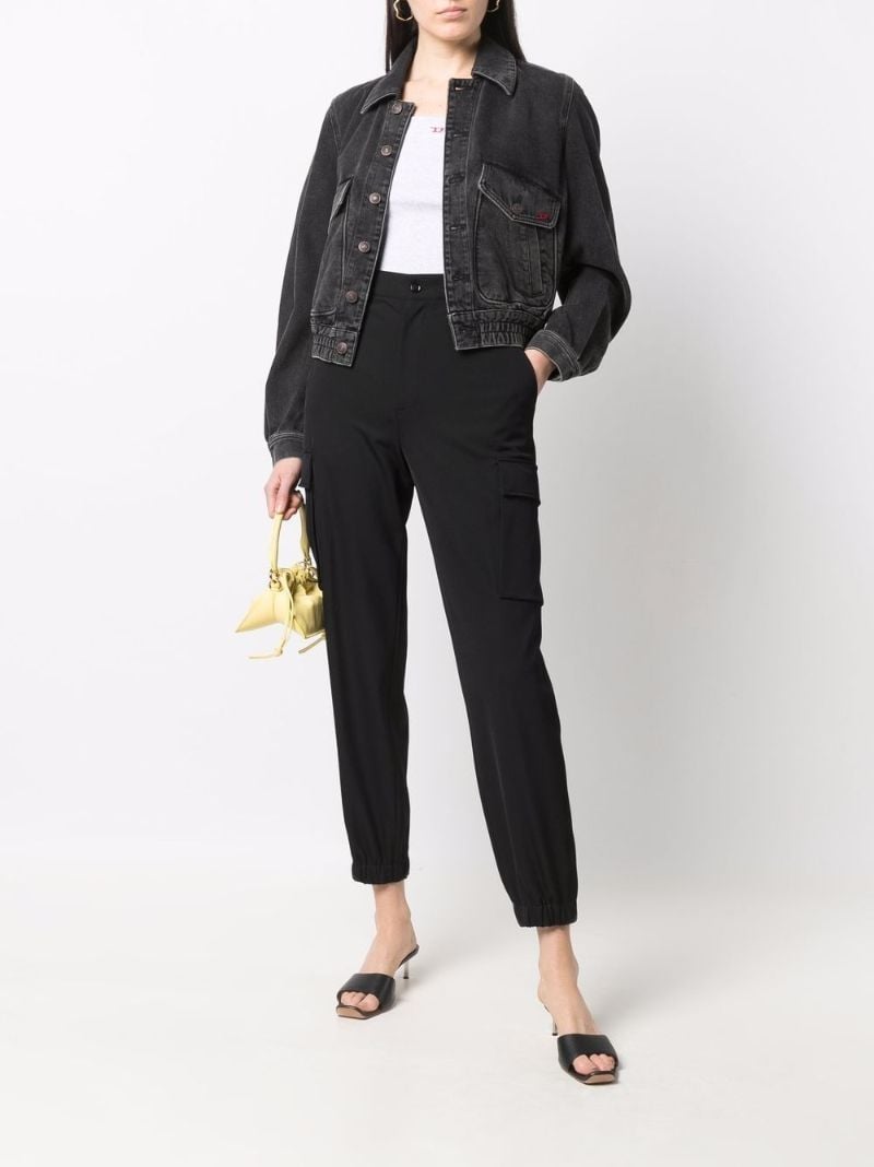 Black De-tracy Denim Jacket