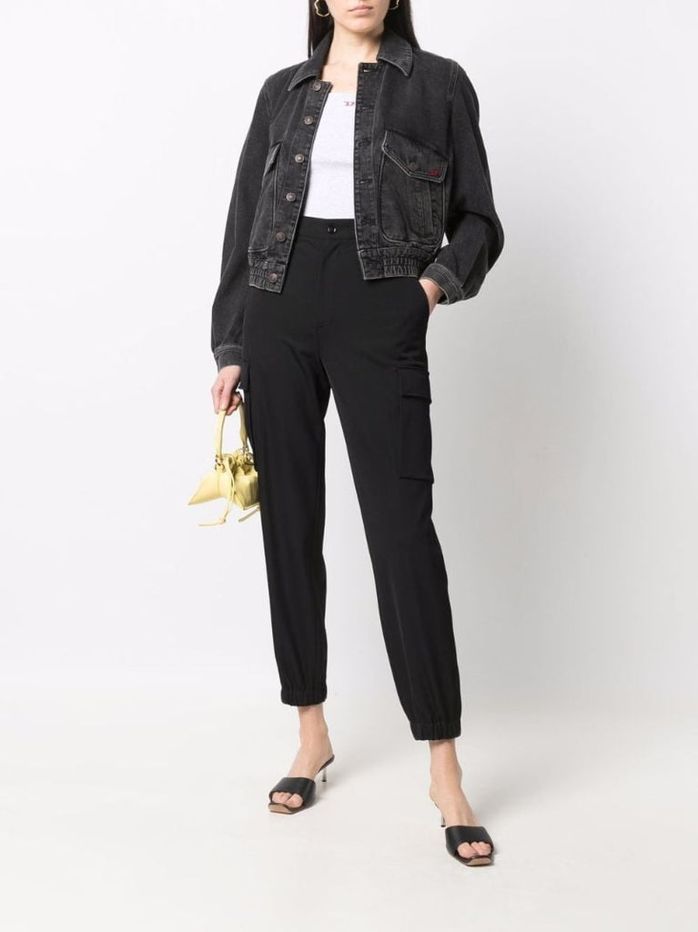 Black De-tracy Denim Jacket