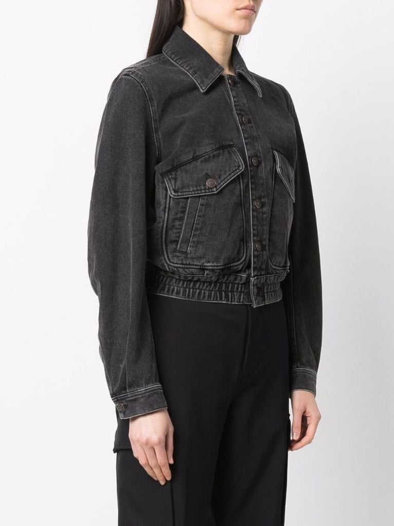 Black De-tracy Denim Jacket