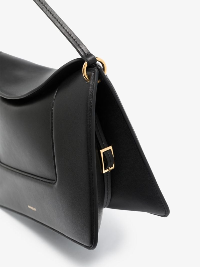 Black Penelope Leather Shoulder Bag