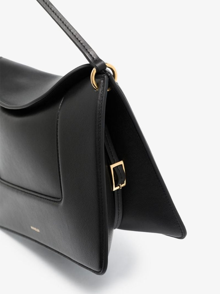 Black Penelope Leather Shoulder Bag