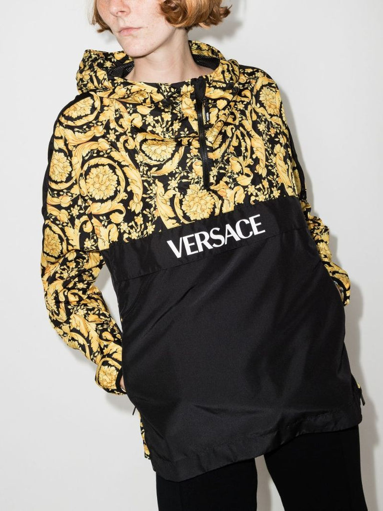 Baroque Logo Print Track Jacket