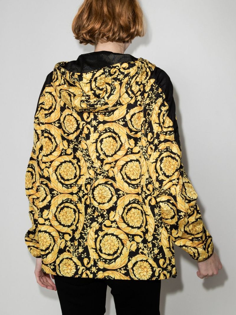 Baroque Logo Print Track Jacket