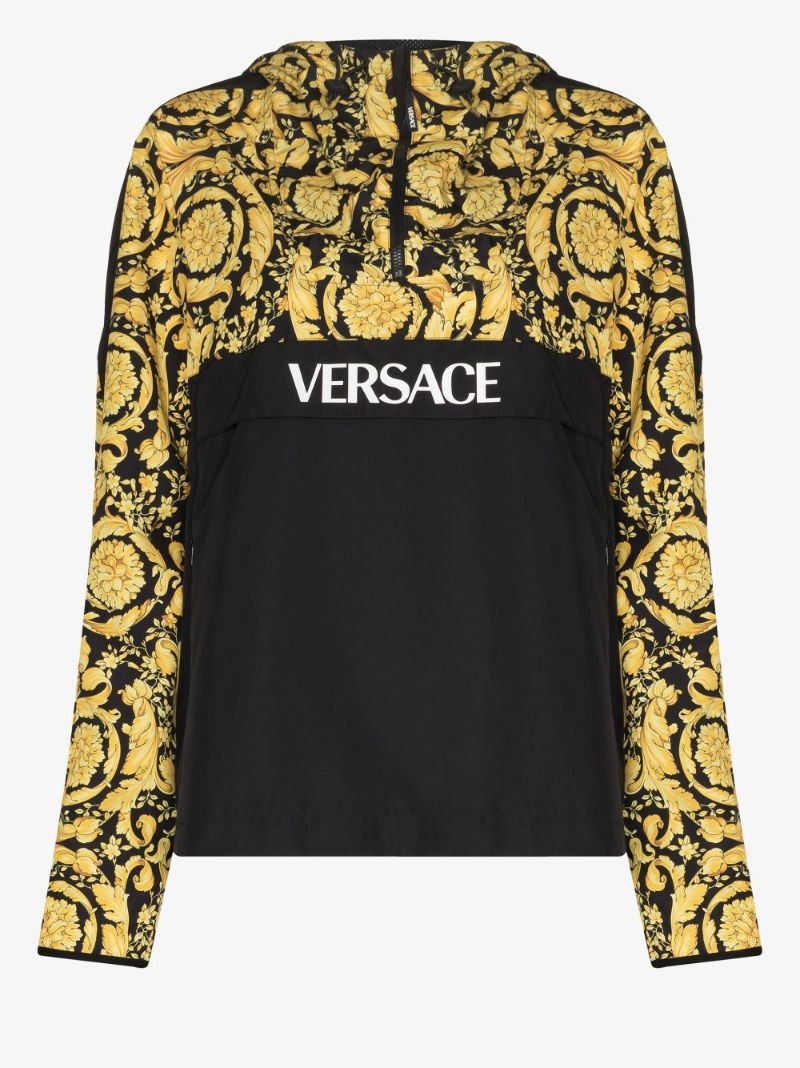 Baroque Logo Print Track Jacket