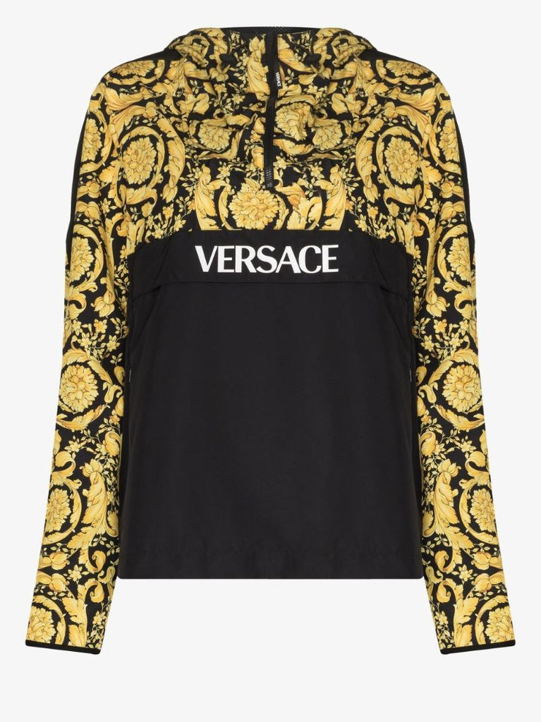 Baroque Logo Print Track Jacket