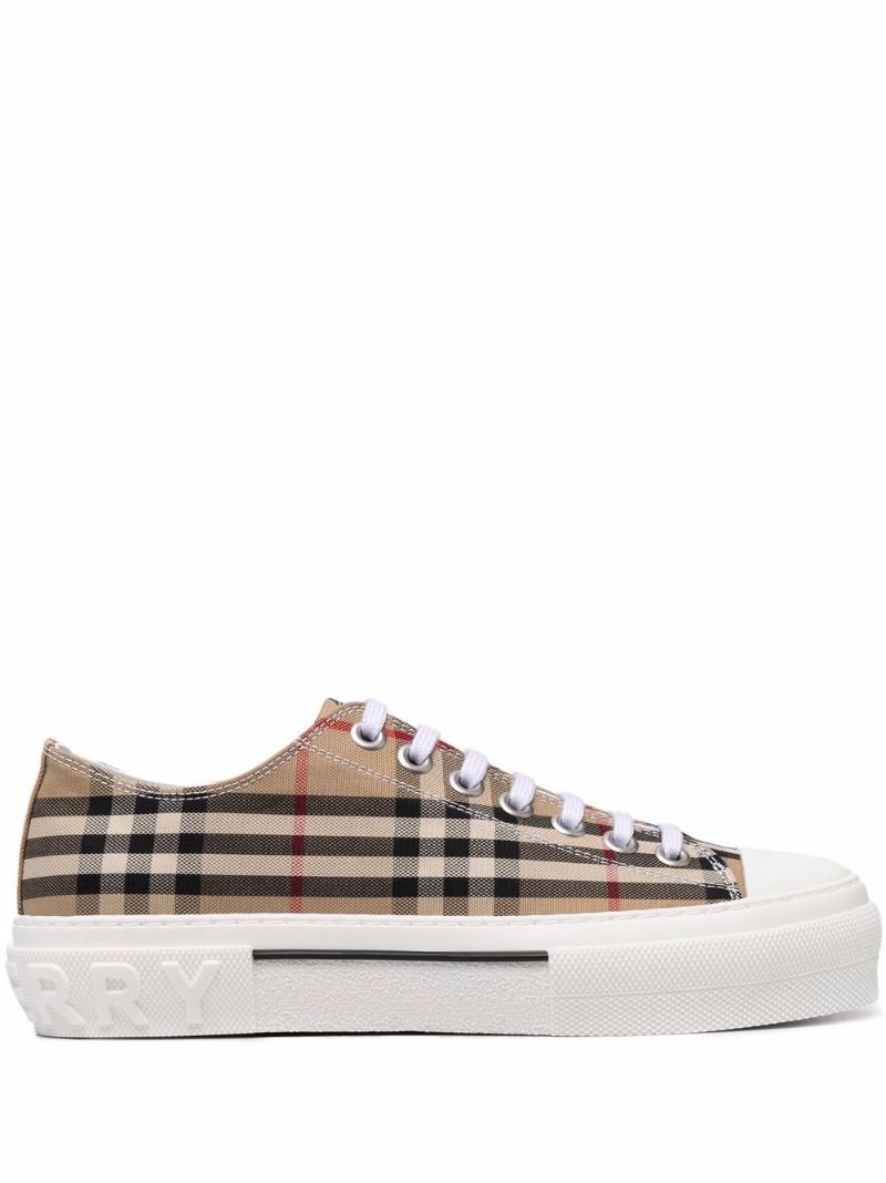 Neutral  Vintage Check Sneakers